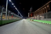 Sur la piste du circuit de Formule 1